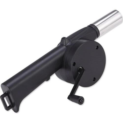 Outdoor Barbecue Fan Hand-cranked Air Blower Portable BBQ Grill Fire Bellows Tools Picnic Camping Accessories