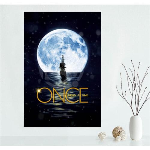 Y530L29 Custom once upon a time Canvas Painting Wall Silk Poster cloth print DIY Fabric Poster F#25