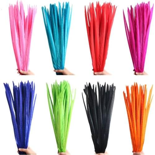 100Pcs/Lot Pheasant Tail Feathers 50-55CM/20-22inches Natural Female Pheasant Feathers For Crafts DIY Wedding Decorations Plumes