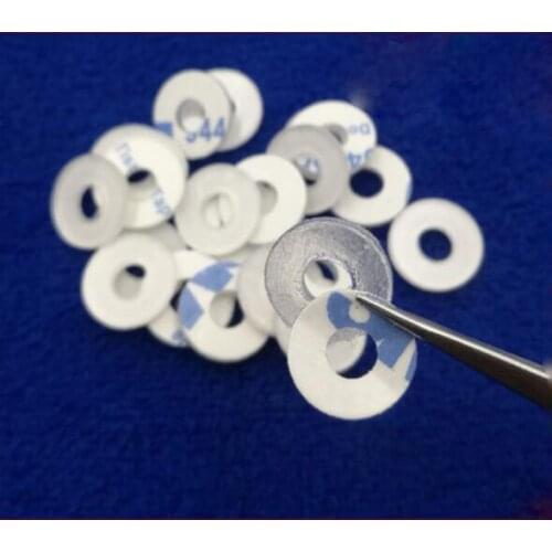 100pcs M2-M10 PVC transparent washers Single-sided adhesive Round flat pad plastic gasket sheet Insulating Polyamide washers