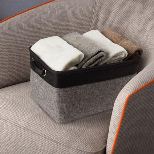 3 Color Oxford Basket Bag Storage Box Container Case Space Saver Underwear Storage Basket Collapsible Books Sundries Storage