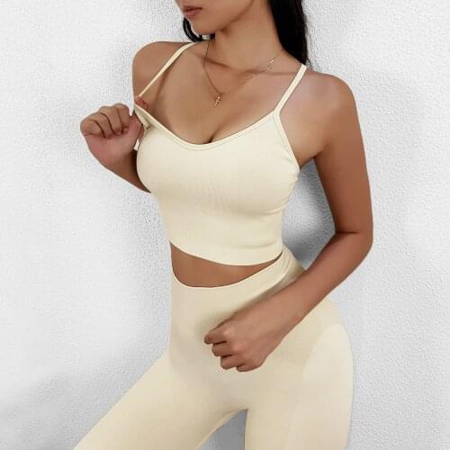 Seamless Tracksuit Women Yoga Pants Yoga Bra Fitness Suit Leggings Push Up High Waist Tights Gym Clothes Sport Workout Set