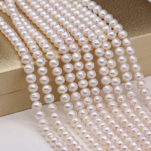Fine Natural Freshwater Pearl Round Bead String Simple And Elegant Can Be Used For DIY Necklace Bracelet Jewelry Decoration