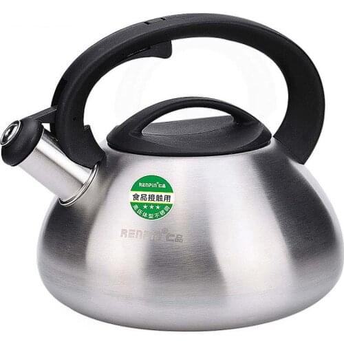 STAINLESS STEEL KETTLE HOME LARGE CAPACITY BOILING WATER UNIVERSAL STOVE 3L