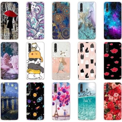 Case cover for huawei p20 pro case back cover silicone 360 full protective P 20 pro Coque etui clear 4