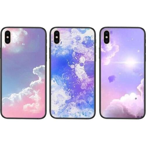 Colors Clouds Rt Cute Kawaii Sky For Huawei Honor 8A 8C 8X 9 9A 9I 9X 10 10I 10X 20 20I 20S V10 V40 Lite P9 Painted Cover Phone