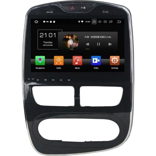 DSP Android 8.0 Octa Core 10.1" Car DVD GPS Navigation for Renault Clio 2013-2017 Stereo Radio Bluetooth WIFI USB 32GB ROM