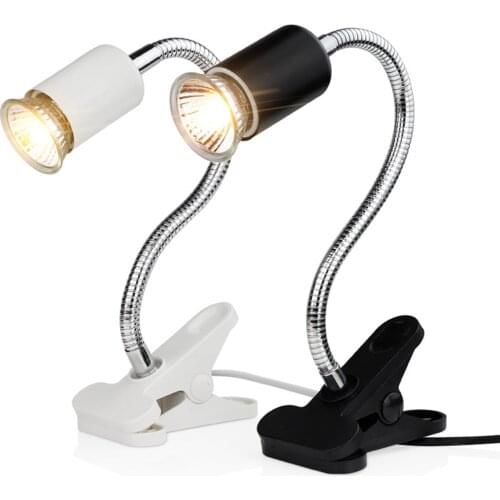 Reptile Lamp Holder Flexible Clip-on Adjustable Heat Light Bulb Holder Stand