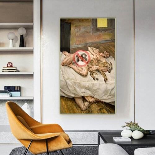 Sunny Morning Eight Legs, 1997 by Lucian Freud Canvas Art Oil Painting Aesthetic Decorative Picture Wall Decor Home Decoration