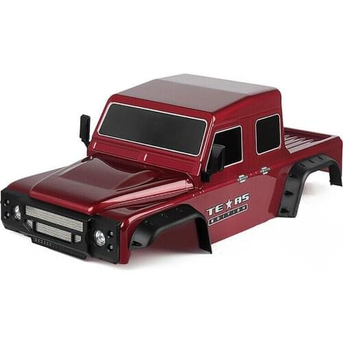 Wheelbase RC Car PVC Body Shell for 1/10 TRAXXAS TRX4 TRX-4 Defender D110 Pickup SCX10 90046 Modification 313mm