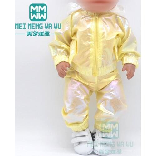 Doll Clothes fit 43cm toy new born doll accessories fashion able lightweight jackets, jumpsuits