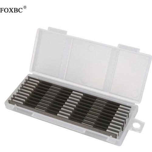 FOXBC 82mm Wood Planer Blades for Metabo HO (630272000) Woodworking Power Tools Accessories 3-1/4" 10PCS 4007430183033