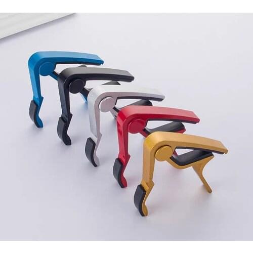 Multi Color Classic Folk Acoustic Electric Tune Quick Change Trigger Guitar Capo Key Clamp