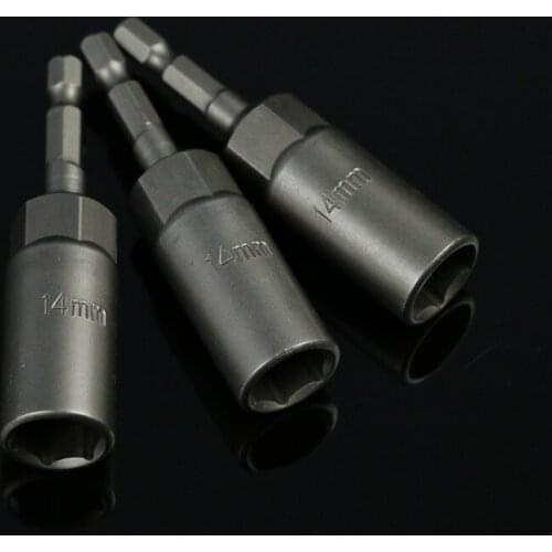 10PC 6-19mm Multifunction Hex Torx Head Drill Screwdriver Tool Magnetic Electric Steel Screwdriver Bits Hand Tools New