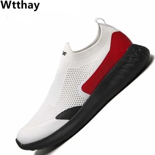 Mesh Men Casual Shoes Breathable Sneakers Men Outdoor Comfortable Walking Shoes Fashion Slip on Mens Loafers Zapatillas Hombre