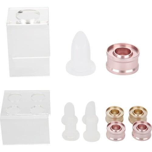 1Pc 12.1MM Silicone DIY Lipstick Mold Ring Mould Holder Lip Balm Mold Maker Crafts Tool Kit Stand Tube Lip Cosmetic Makeup Tool