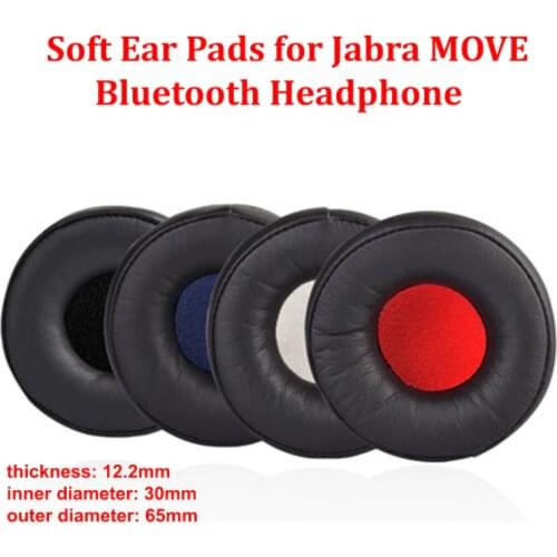 Replacement Headphones Ear Pads for Jabra MOVE Wireless Over Ear Large Headset Ear Cushion Cover 65mm