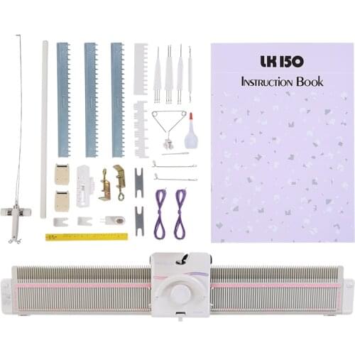 LK150 - 6.5mm Medium Gauge, Plastic Household Knitting Machine Parts, Stitches, Sewing Machine Accessories, Silver Shank, 150