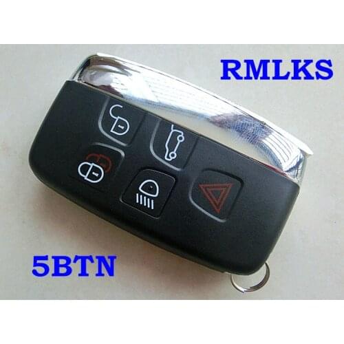 RMLKS Smart Remote Key Shell 5 Button Remote Key Fob Fit For LAND ROVER LR4 Range Rover