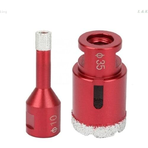 6-75mm M14 Vacuum Brazed Drill Bit High Hardness Hole Saw Cutter for Marble Tile
