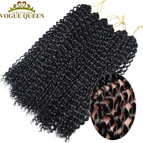 Vogue Queen Passion Twist Synthetic Hair Crochet Hair Extensions For Water Wave Braiding Hair Long Bohemian Curly Hair 18 inch