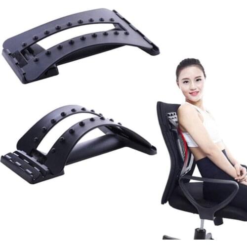 Magic Back Support Stretcher Spine Posture Corrector Massager Relief Lumbar Pain