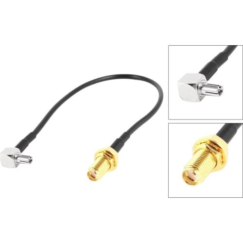 High Quality SMA Female Jack to TS9 Male Right Angle Pigtail Coaxial Cable Antenna