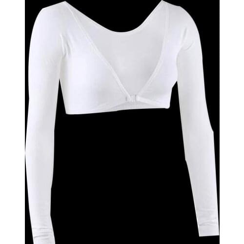 Women Arm Long Seamless Arm high Shaper Anti Cellulite Slim Upper Sleeves Ladies Compression Posture Wrap Corrector Solid Color