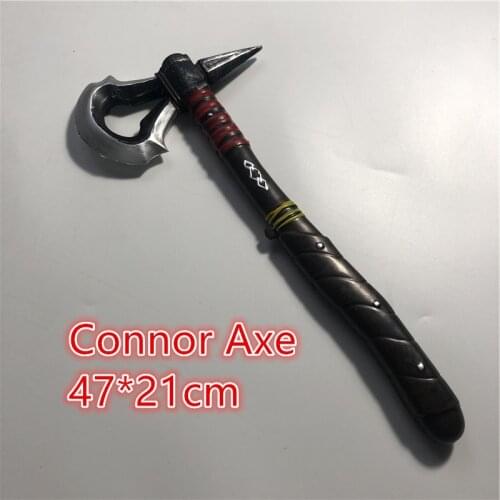 1:1 Cosplay Assassins Connors Ken Way Desmond Lucy Axe Deluxe PU Axe Hatchet Toy Swords PU Ation Figure Toy Gift for Kids 47cm