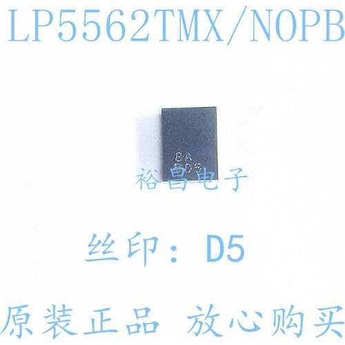 100% New&original LP5562TMX/NOPB Marking:D5 DSBGA12 LP5562TMX