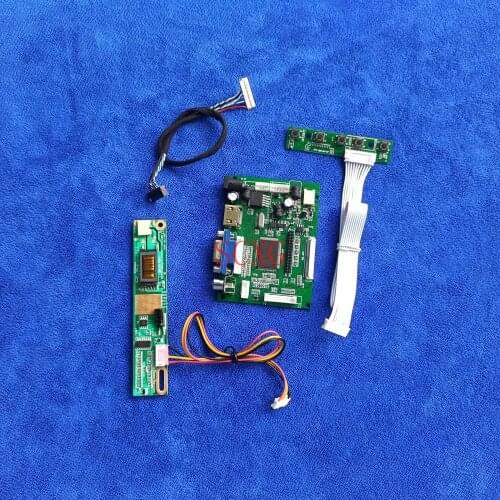 1280*800 HDMI-compatible AV VGA LCD monitor controller driver board Fit LTD133EX2A/LTD133EX2S/LTD133KX2S 1CCFL DIY KitLVDS 20Pin
