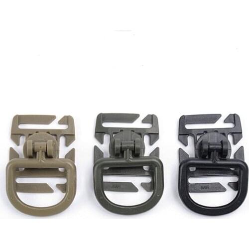 2Pcs/set EDC D Buckle Outdoor Camping Tourism Portable Tools 8 Angles Adjustable Universal Tools Backpack Accessories
