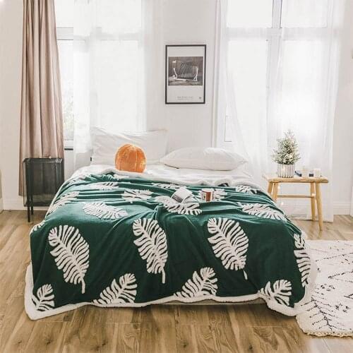 Svetanya 3D Jacquard Blankets Winter Thick Sherpa Berber Fleece Throws Blanket Single Double Size Sheets Bedspread