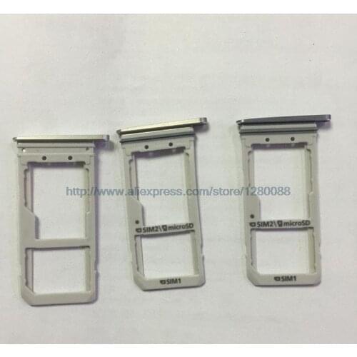 5 pcs/lot New Dual / Single SIM Card Tray Holder For Samsung Galaxy S7 G930 G930F Replacement Parts Free shipping