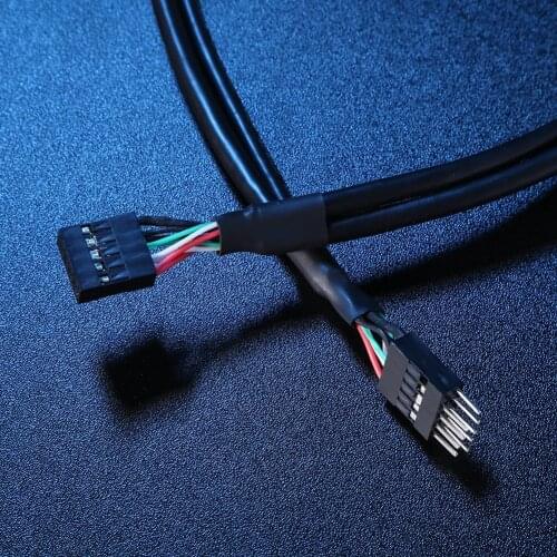 50cm USB 2.0 9 Pin Male to 9 Pin Female Adapter Extension Cable Cord Wire