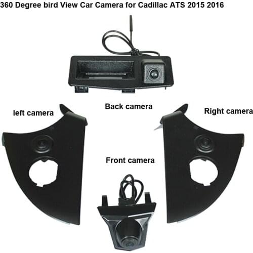 360 Degree bird View Car Camera for Cadillac ATS 2015 2016 4pcs camera + Control box