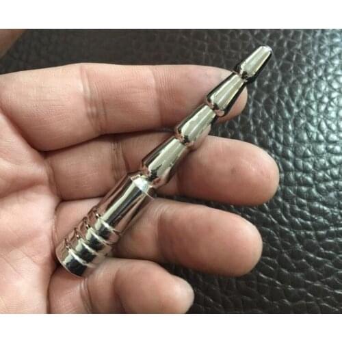 Newest Male Stainless steel Urethral Sounding Bead Stimulate Plug urethra stretching Chastity Device BDSM sex toys product S011