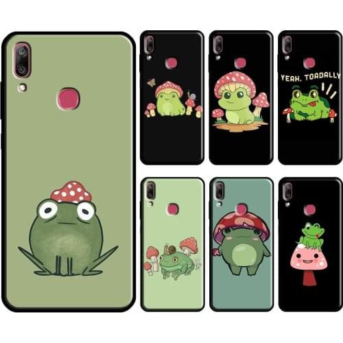 Mushroom frog Cartoon For Huawei Nova 5T 3i 2i Y9S Y7A Y6P Y5P 2020 Y3 II Y5 Y7 Y6 Prime 2018 2017 Y9 2019 Case