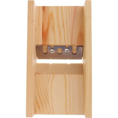 Wooden Beveler Planer Sharp Blade Soap Candles Loaf Mold Cutter Craft Tool