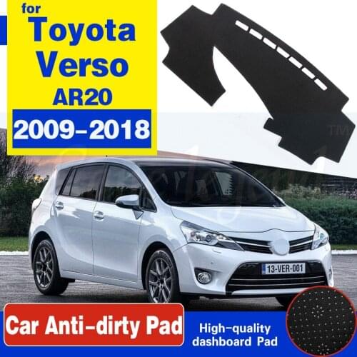 For Toyota Verso 2009~2018 AR20 SportsVan Anti-Slip Mat Dashboard Cover Pad Sunshade Dashmat Cape Rug Accessories 2013 2014 2016