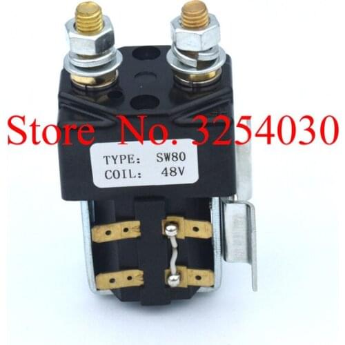 HELI or HangCha Electric Forklift Using Domestic Made 48V 125A DC Contactor ZJW100A Replacing for Albright SW80B-156