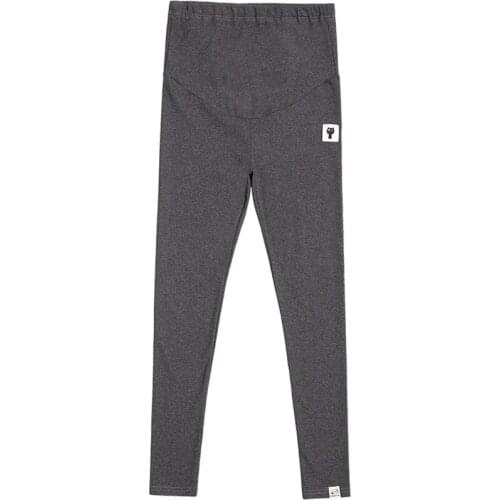 Cat pregnant women leggings spring and autumn models thickened small pits pregnant women belly lift pants bottoming pants