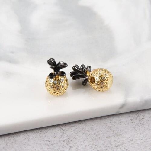 Micro Pave Zircon Beads for DIY Jewelry Making Jewelry Accessories