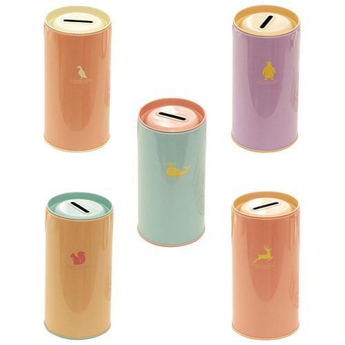 Cute Animal Print Creative Gift Saving Bank Money Box Tin Coin Cartoon Zoo Piggy Bank home Multicolor