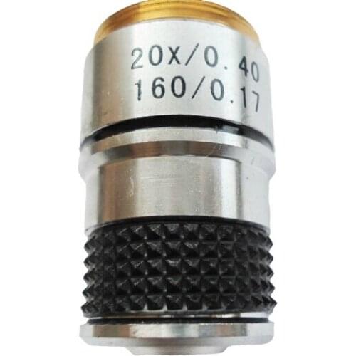20X 185 Professional Educational Achromatic Bio-Microscope Objective Lens for Biological Microscope Lab Accessories