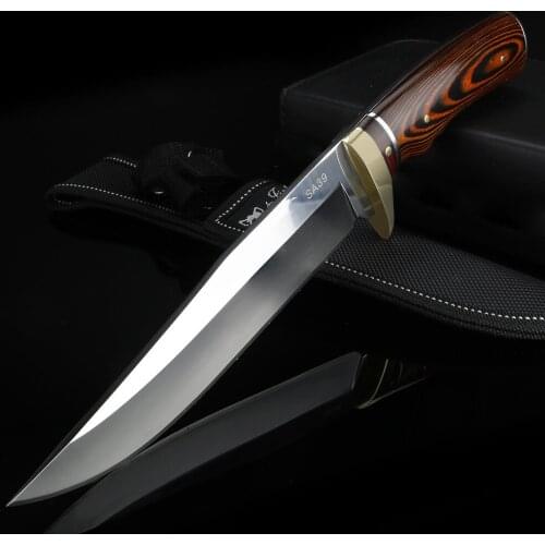 Outdoor multifunctional knife portable field survival army knife self-defense knife