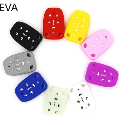 Silicone Key Cover Case Shell Protector for Honda Stepwgn Spada Freed Fit Step Wagon RK C-RZ Elysion Holder Car 2 3 4 Button