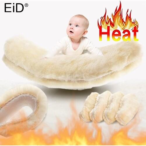 EiD Warm Heated Insoles Soles For Shoes Winter Thick Pad Warm Insoles Imitation Wool Breathable Snow Boots Fur Insole Pad Unisex
