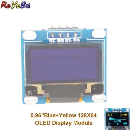 0.96 inch IIC Serial White OLED Display Module 128X64 I2C 12864 LCD LED Screen Board LED Display 0.96" for arduino Diy Kit
