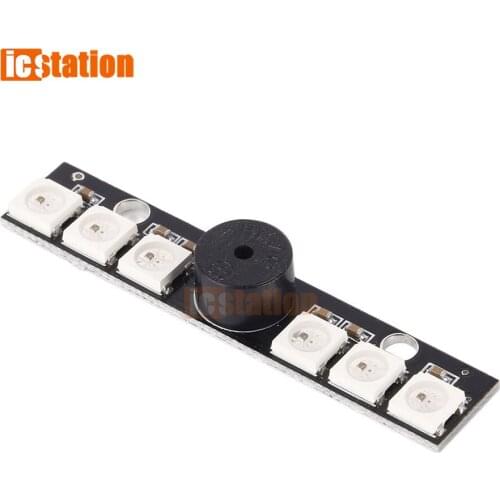 WS2812B LED & 5V Buzzer 6 RGB Chips LED Indicator for NAZE32 Skyline32 SP Racing F3